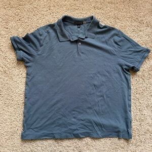 Banana Republic Blue Luxury-Touch Polo Shirt - Size XL